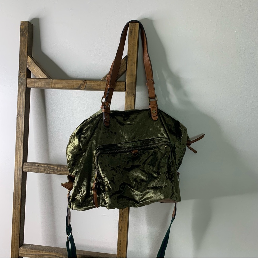 Madden Girl Green Velvet Women's Bag
